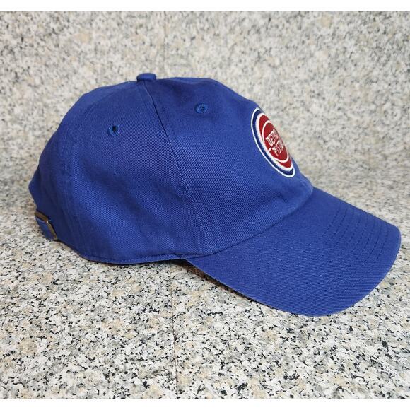 Hat Detroit Pistons '47 Brand One Size Adjustable Blue Cap Basketball Logo - Picture 3 of 8